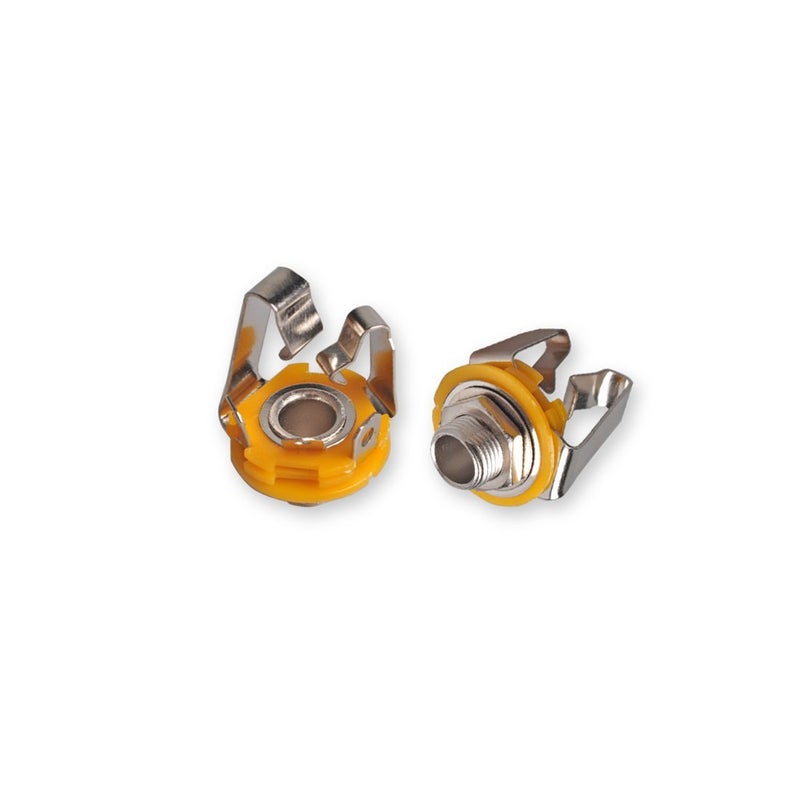 HTTX (1/4 inch) 6.35mm Stereo TRS Socket Female Microphone Connector Panel Mount Adapter (10 Pack) - Image 2